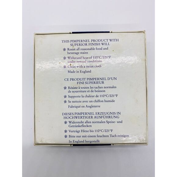 Vintage Pimpernel Acrylic Cork Square Coasters Set of 6 Cottages 4"x 4" England - Picture 10 of 10